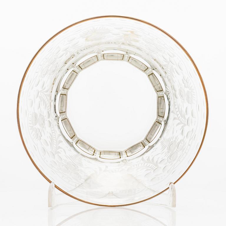 Moser, glasuppsättning, 95 dlr, "Maharani", 1930-40-tal.