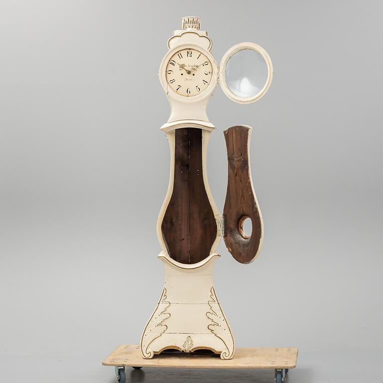 An early 19th century swedish longcase clock.