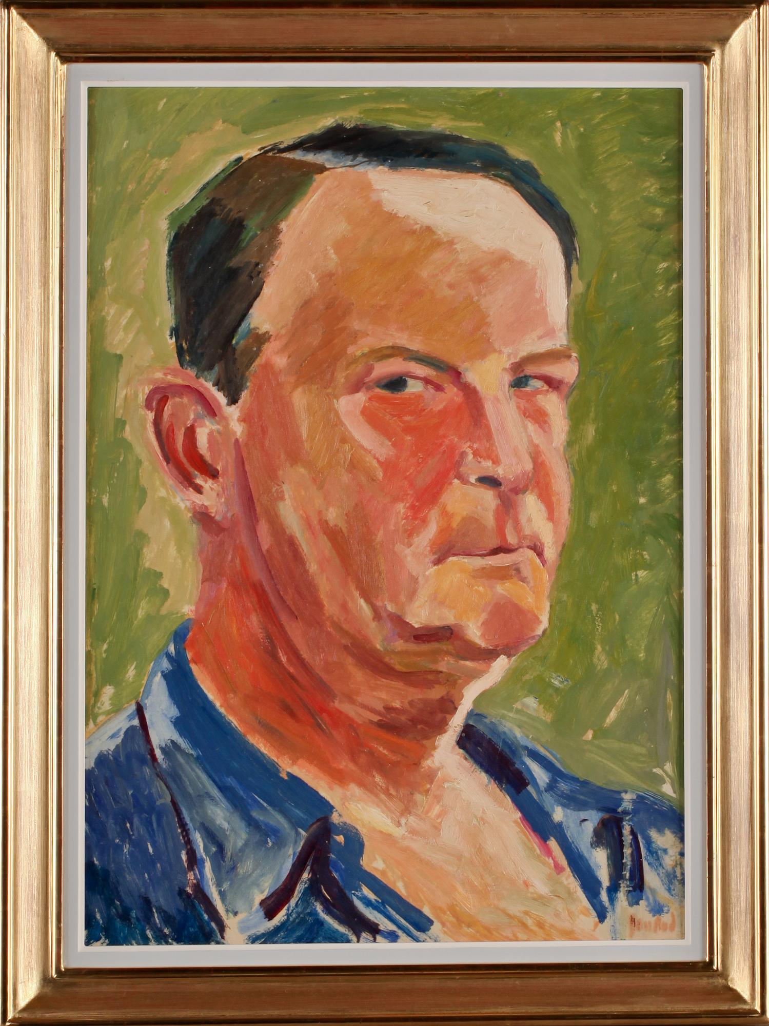 JOHN JON-AND, olja på pannå, signerad.