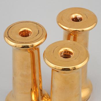 LJUSSTAKAR, glas, 3 st, Boda.