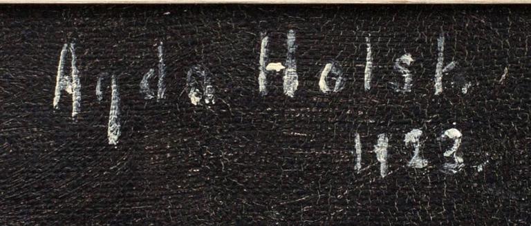 AGDA HOLST, olja på duk, signerad och daterad 1923.