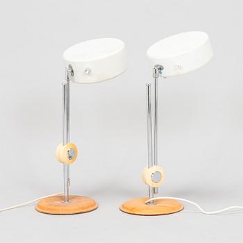 Anders Pehrson, bordslampor, 2 st, "Simris"/"Olympia", Ateljé Lyktan.