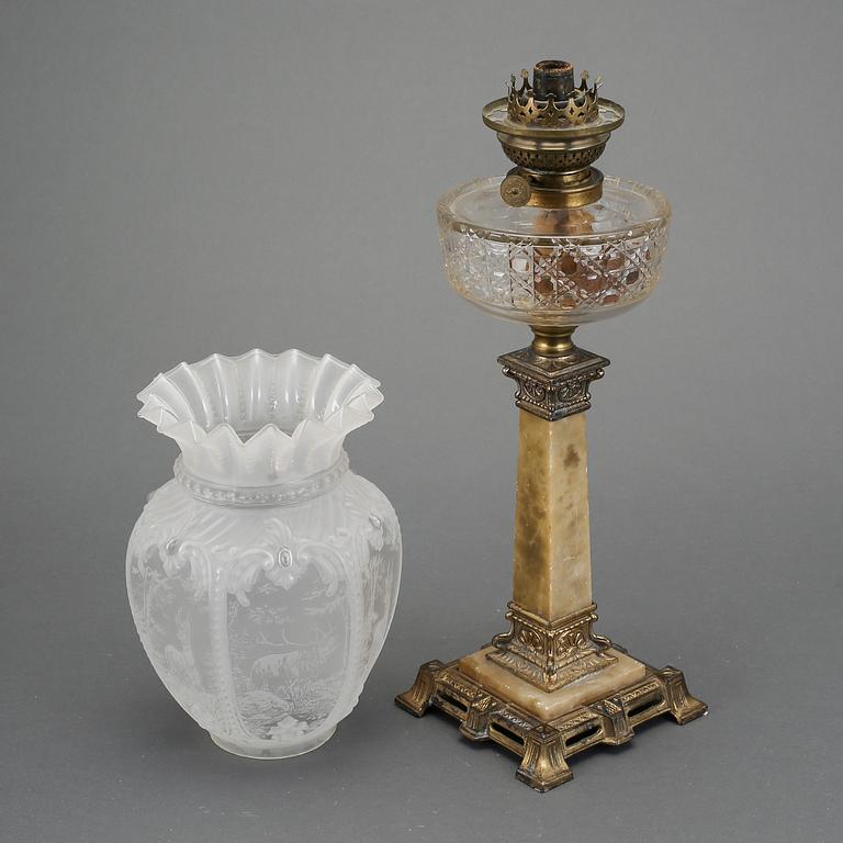 BORDSFOTOGENLAMPA, 1800-talets slut.