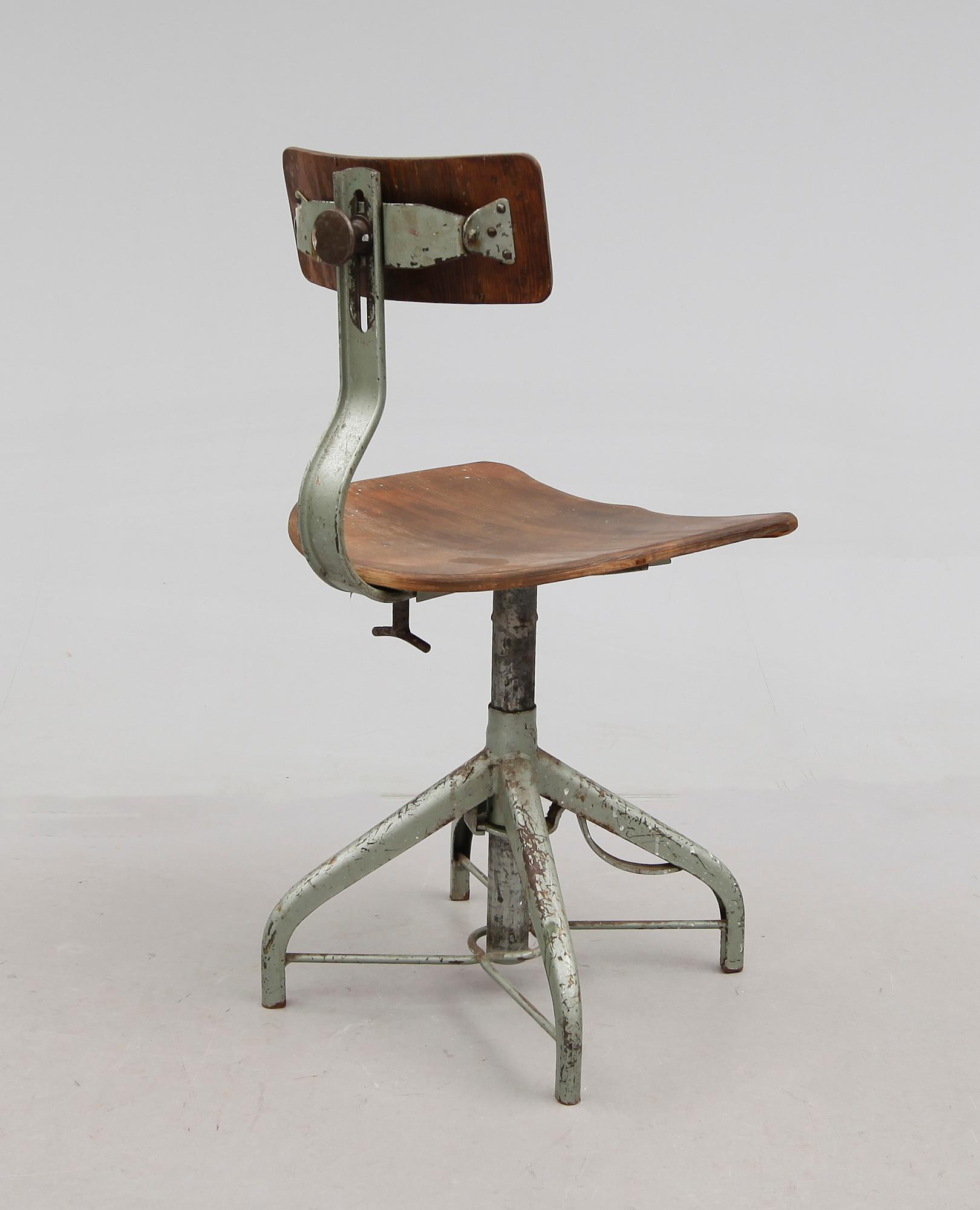 STOL, industri, Verkstads AB Lindqvist, Motala, 1900-talets mitt.