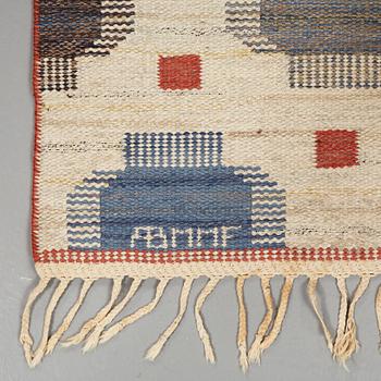 Märta Måås-Fjetterström, A CARPET, "Blå Plump", flat weave, ca 266,5 x 182 cm, signed AB MMF.