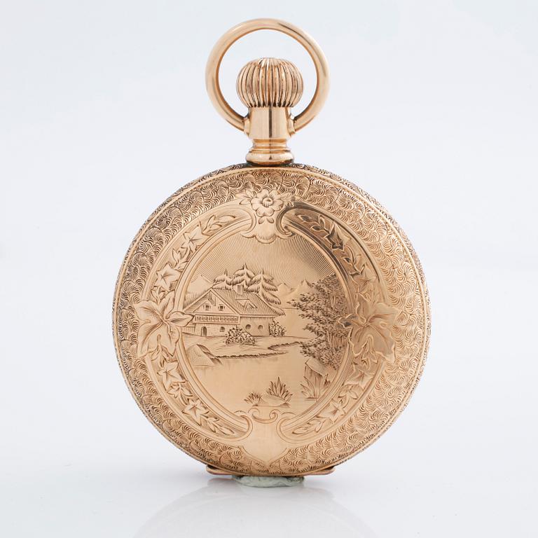 ELGIN NATL. WATCH CO., pocketwatch, savonett, 54 mm.