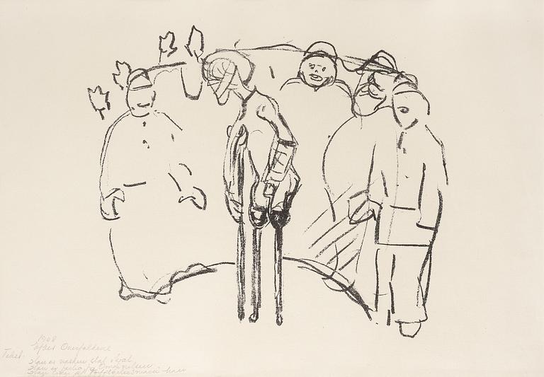 EDVARD MUNCH, litografi.