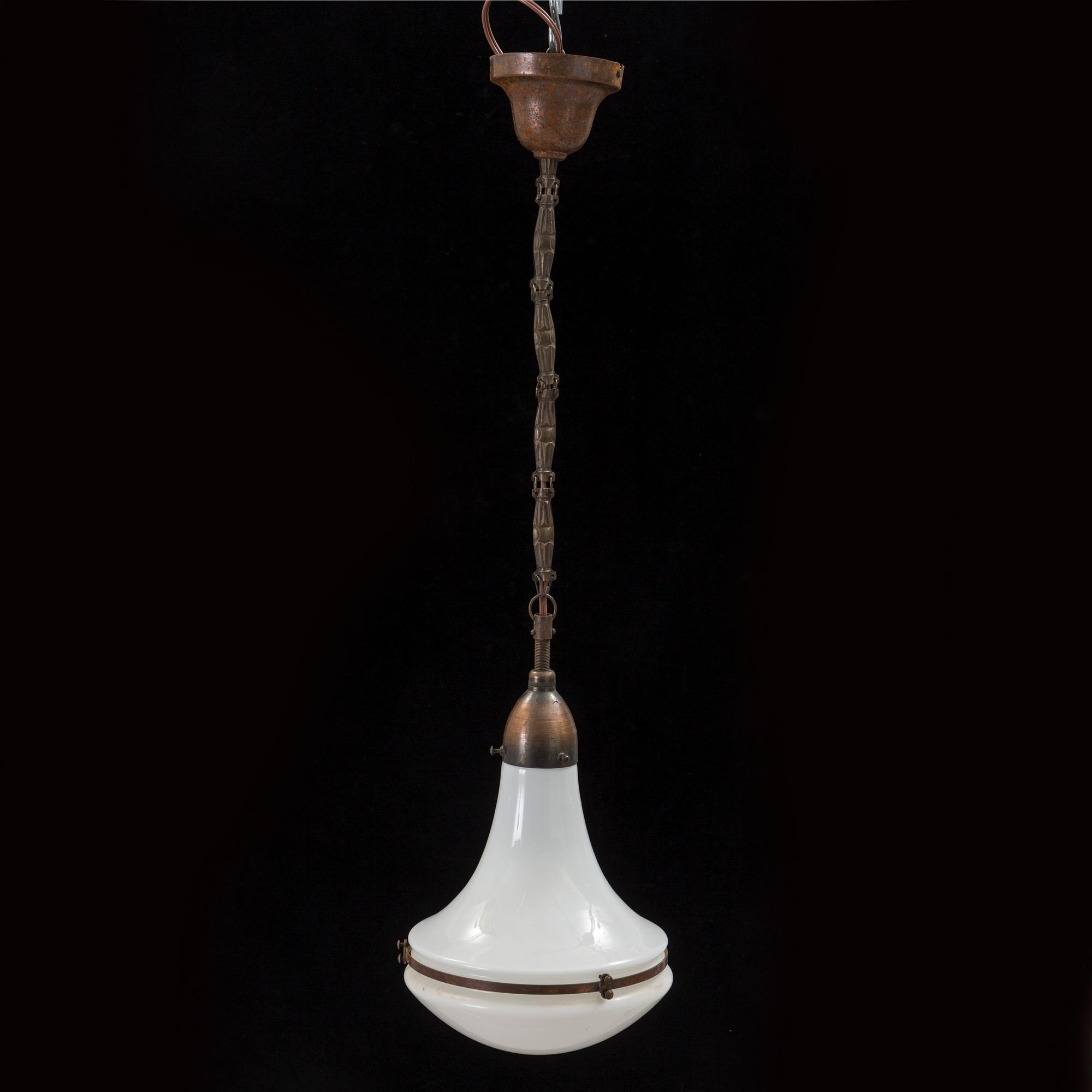 A PETER BEHRENS "LUZETTE" CEILING LAMP, AEG first half of 20th century.