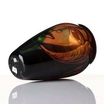 Eva Englund, a graal glass vase, Muraya, Sweden 1991.