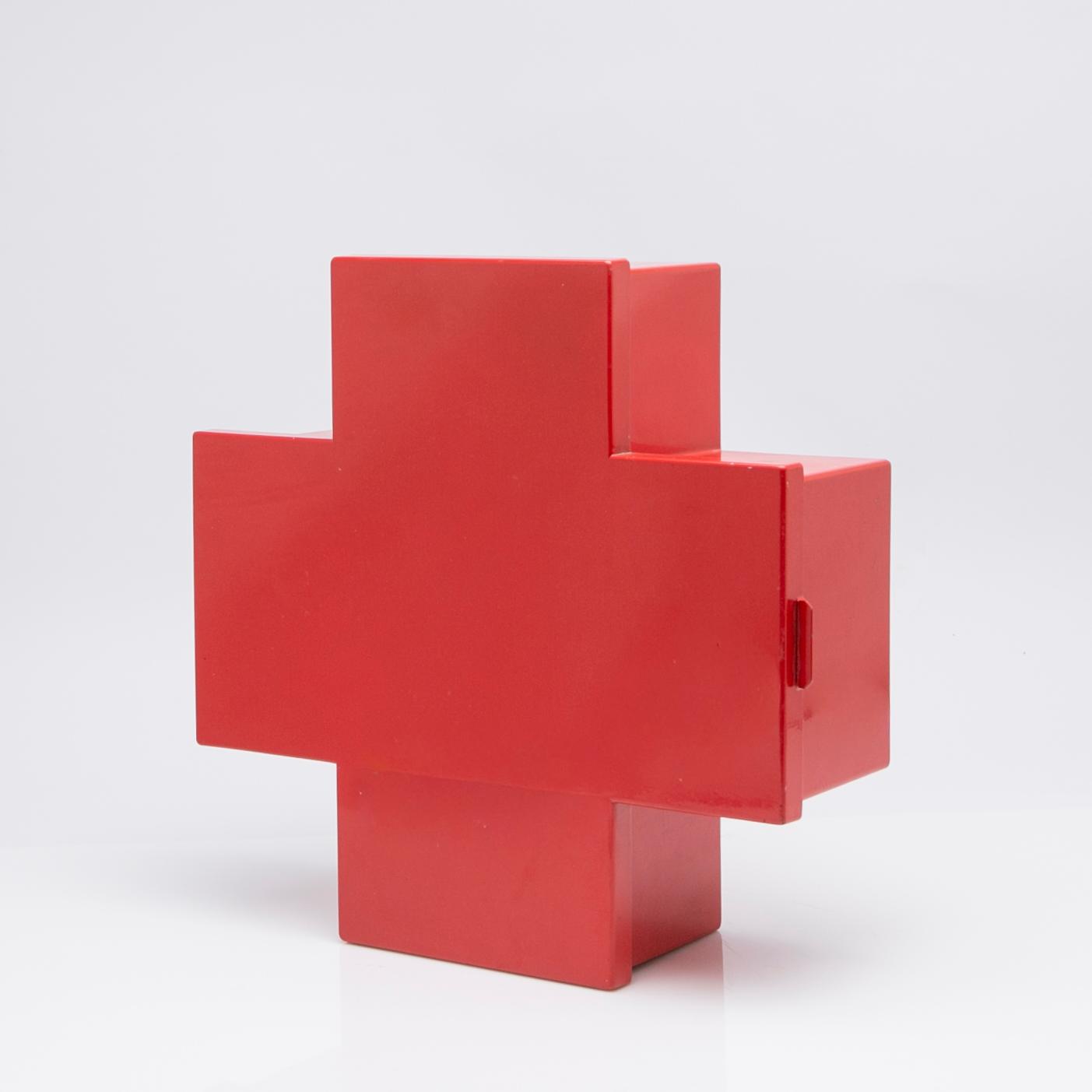 Thomas Eriksson, Wall cabinet, "Red Cross Cabinet", for Cappellini, 1990s.