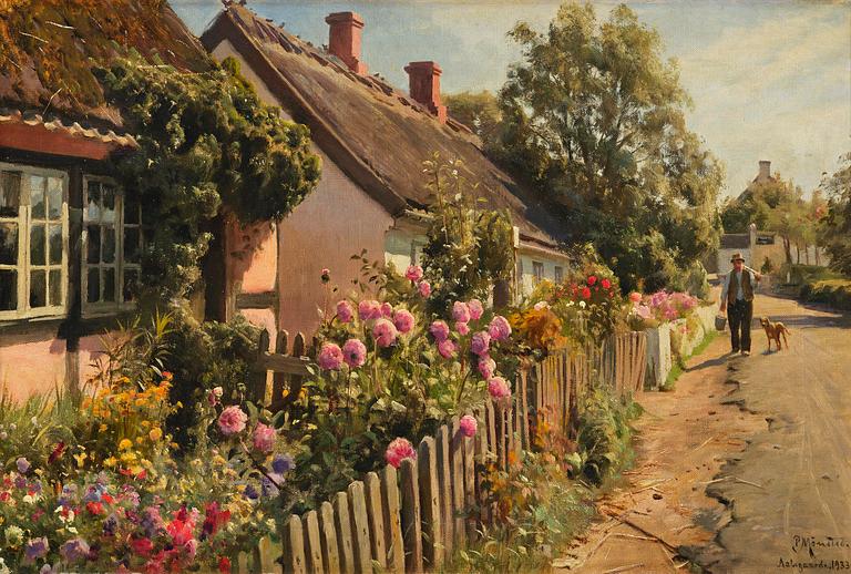 Peder Mork Mönsted, Gardens in bloom, Ålsgårde.