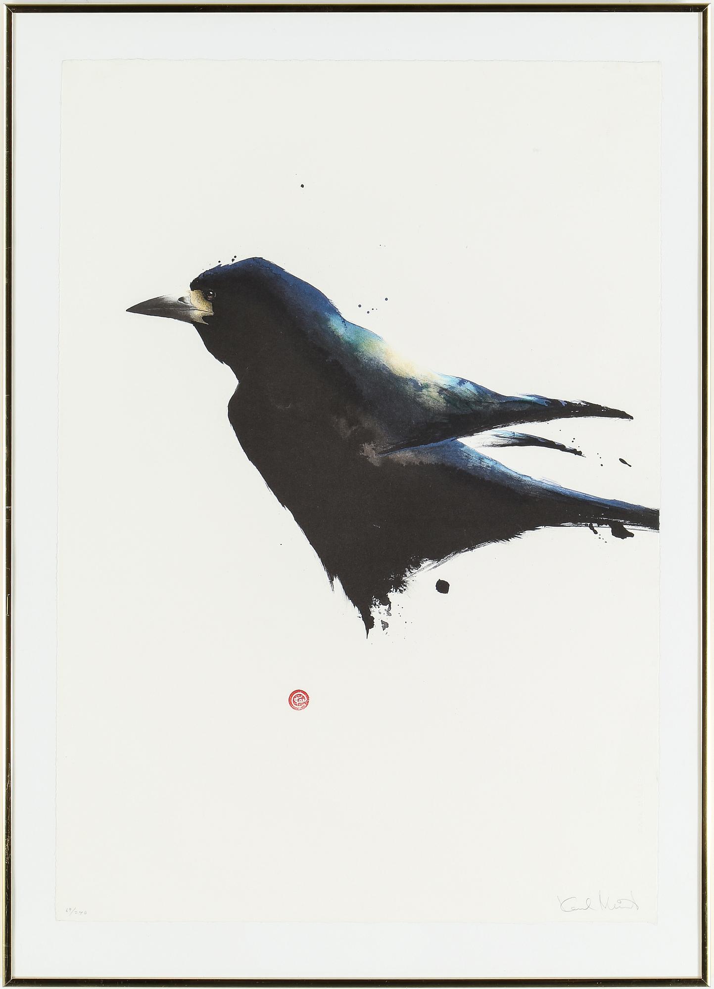 KARL MÅRTENS, färglitografi, signerad och numrerad 69/290.