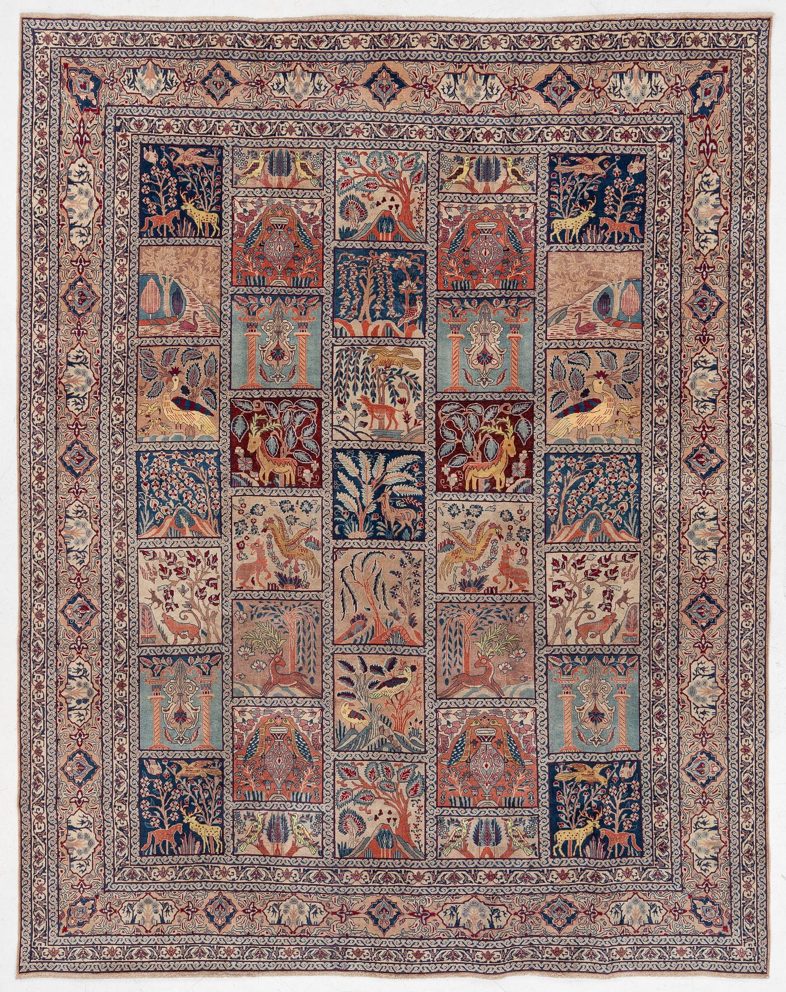 Rug, Kashmar Patina, approx. 376 x 297 cm.