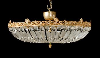 TAKPLAFOND, gustaviansk stil, 1900-talets andra hälft. Diam 55.