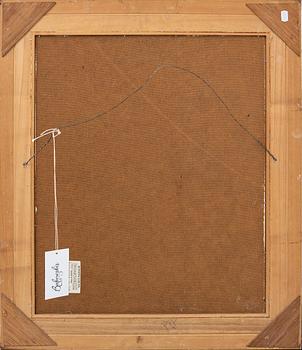 Owe Zerge, oil on panel signed.