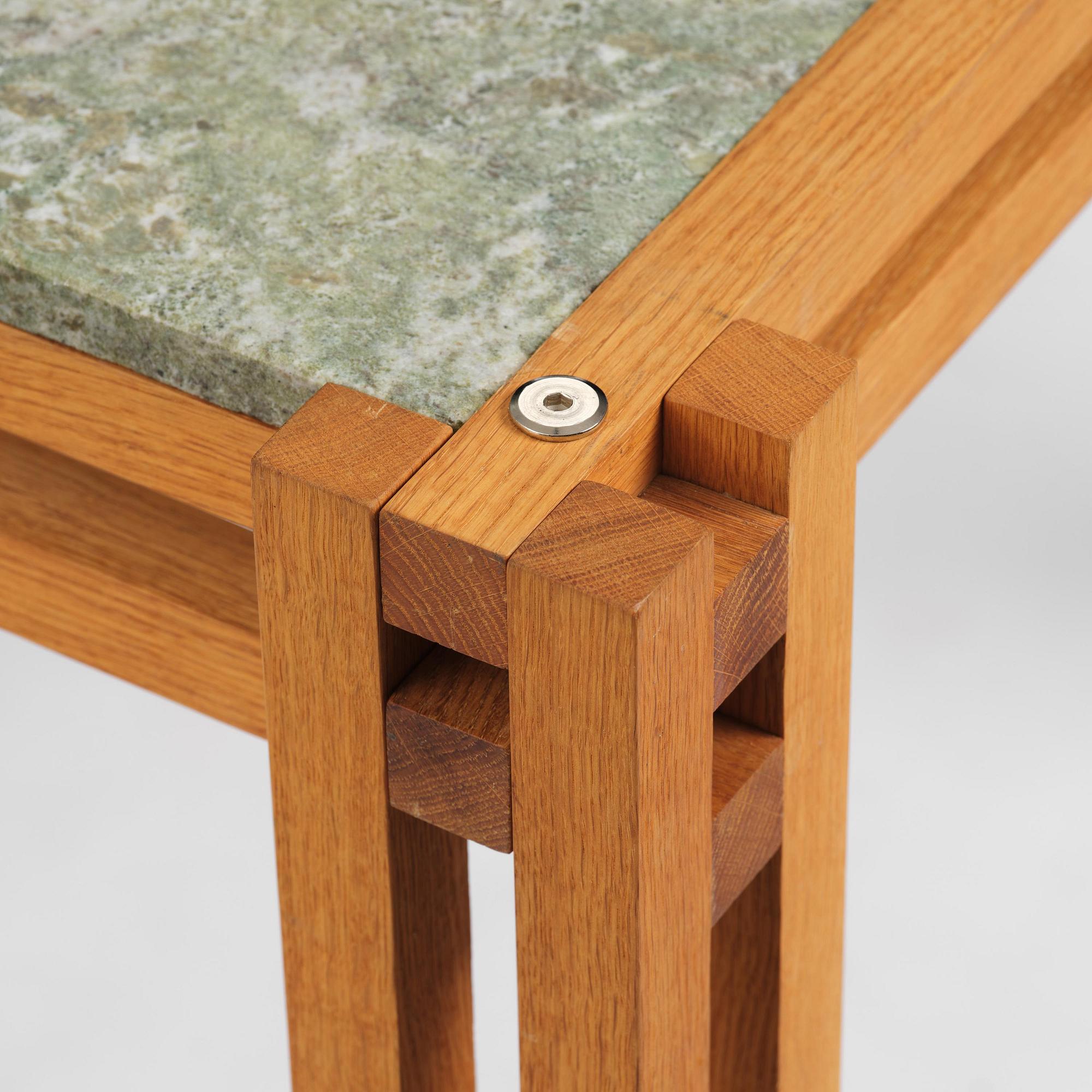 Truls Goldschmidt, bord, unikt, ur "The Swedish Green Series", egen studio, 2024.