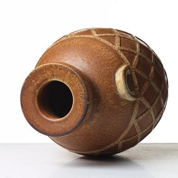 Gunnar Nylund, a stoneware floor vase, Rörstrand, Sweden 1950's.