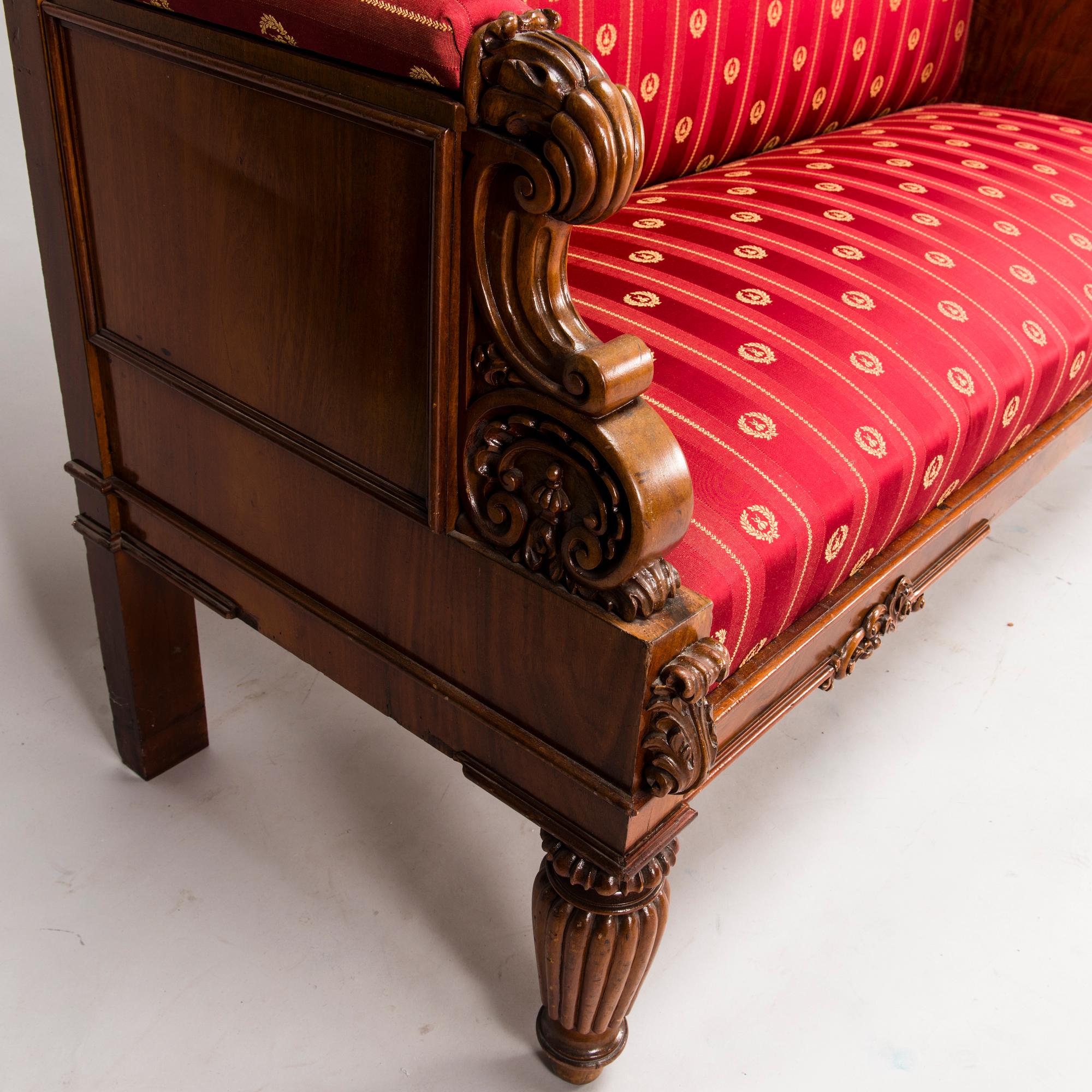 A biedermeier sofa, 19th Century.
