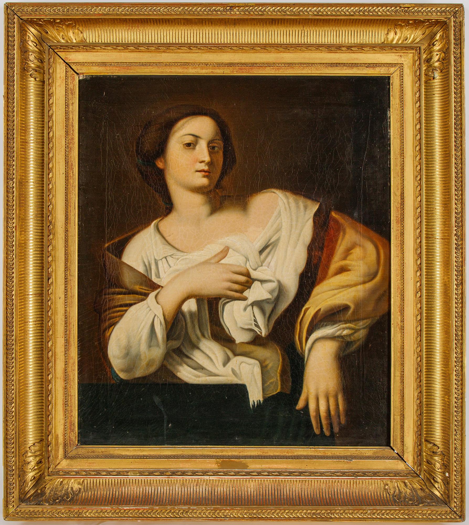 Francesco Guarini, efter. 18/1900-tal. Olja på duk 78 x 64,5 cm.