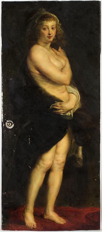 PETER PAUL RUBENS, kopia efter, olja på duk, omrking sekelskiftet 1800/1900-tal.