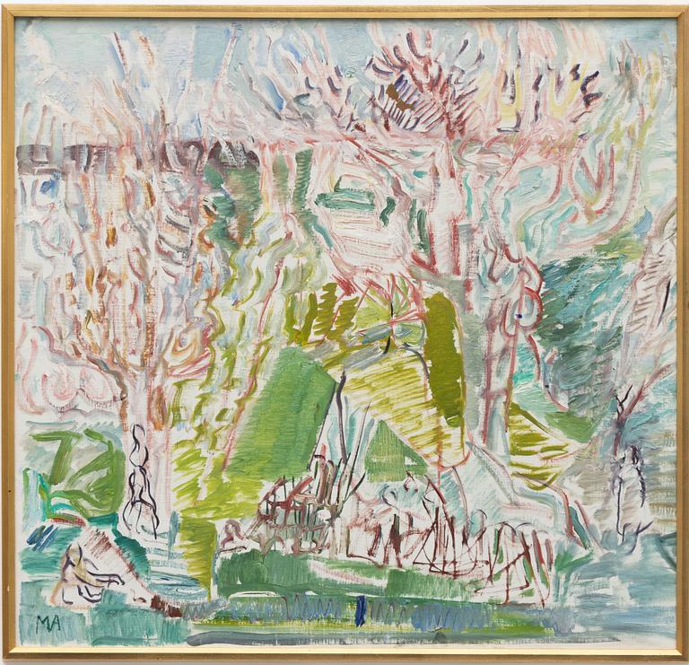 Maj Arnell, Landscape with Trees.