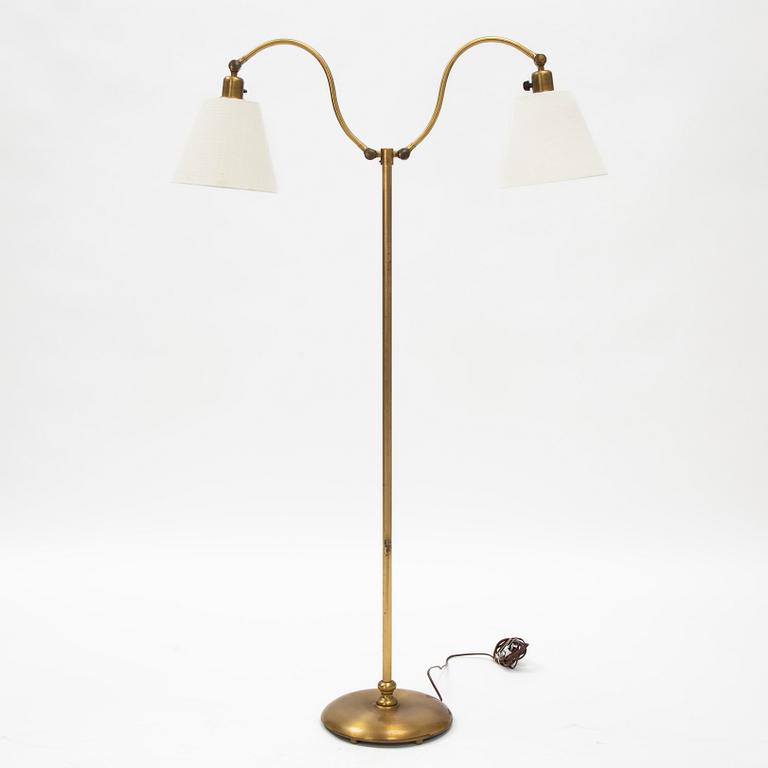 Einar Bäckströms metallvarufabrik, a floor lamp model "5005", 1940-50s.