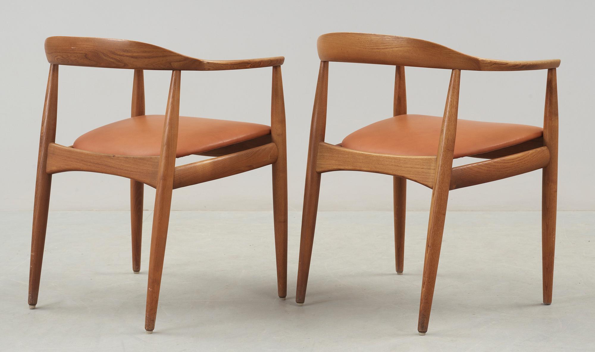 KARMSTOLAR, ett par, Danmark, 1960-tal.