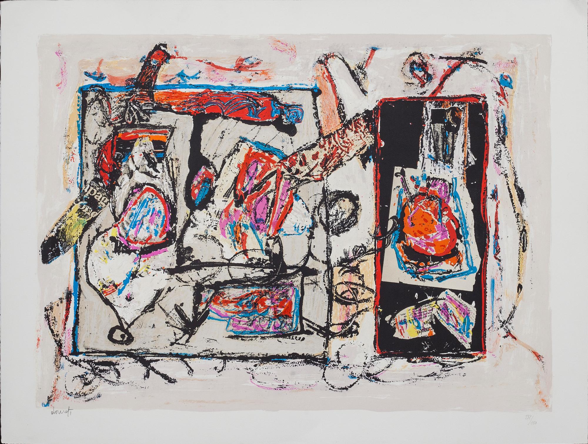 JACQUES DOUCET, färglitografi, signerad och numrerad 132/150.