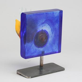 KJELL ENGMAN, sculpture, signed and numbered 009015/300. Kosta Boda.