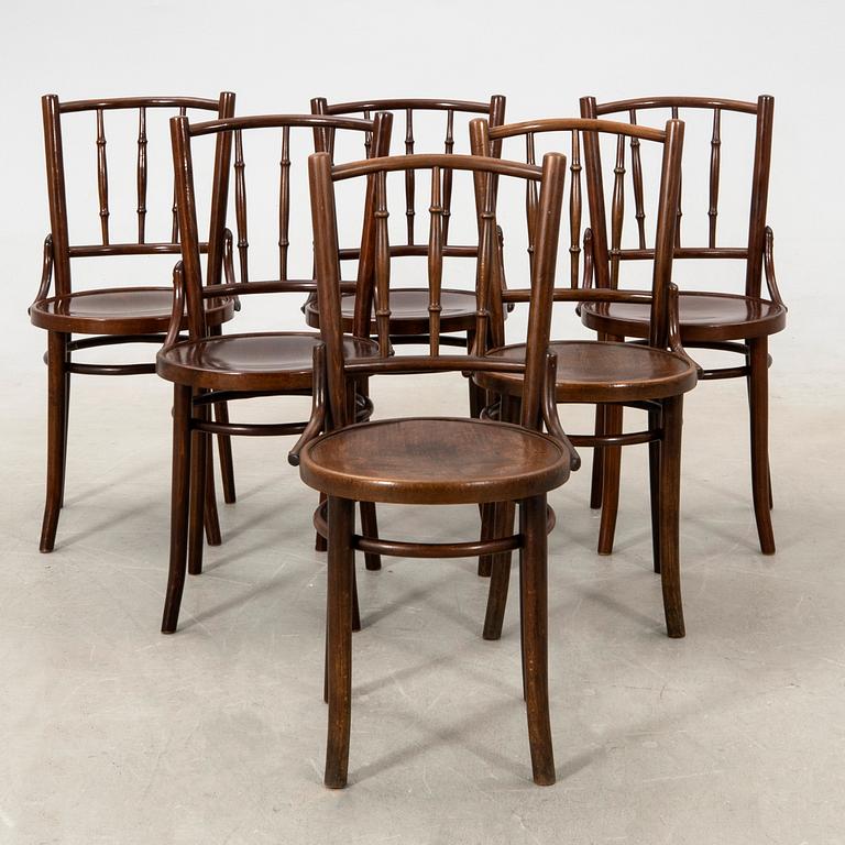 Chairs 6 pcs 20th century.