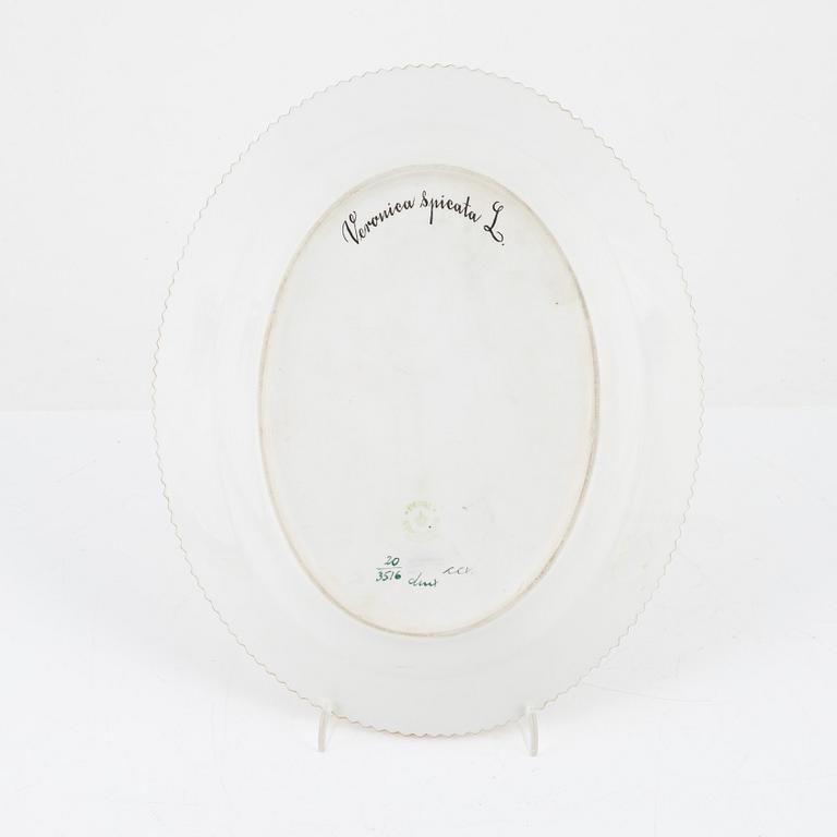 A 'Flora Danica' porcelain dish, Royal Copenhagen, Denmark, 1923-1934.