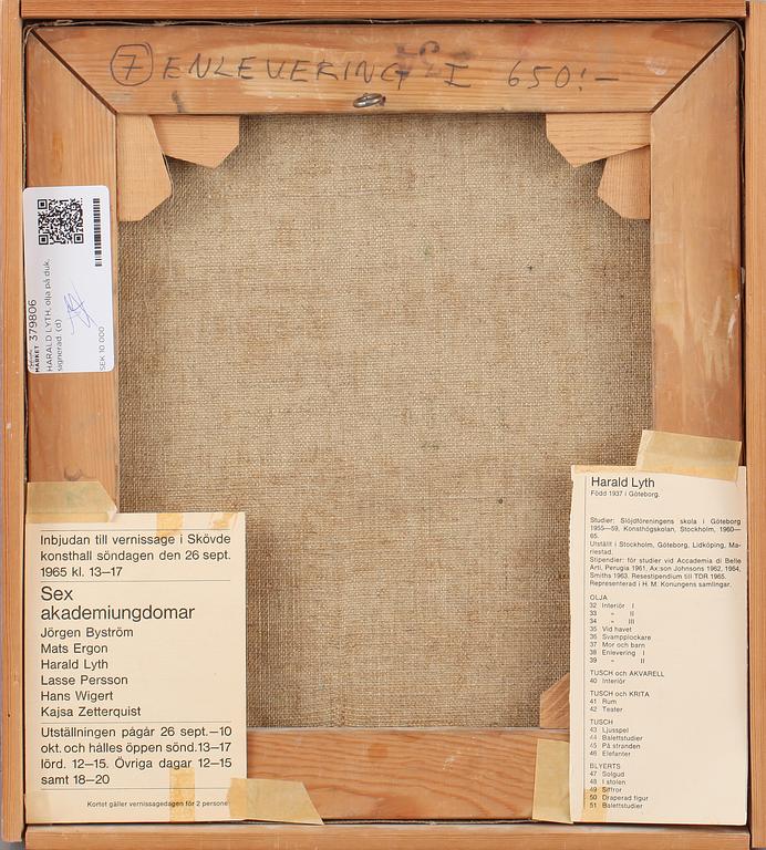 HARALD LYTH, olja på duk, signerad.