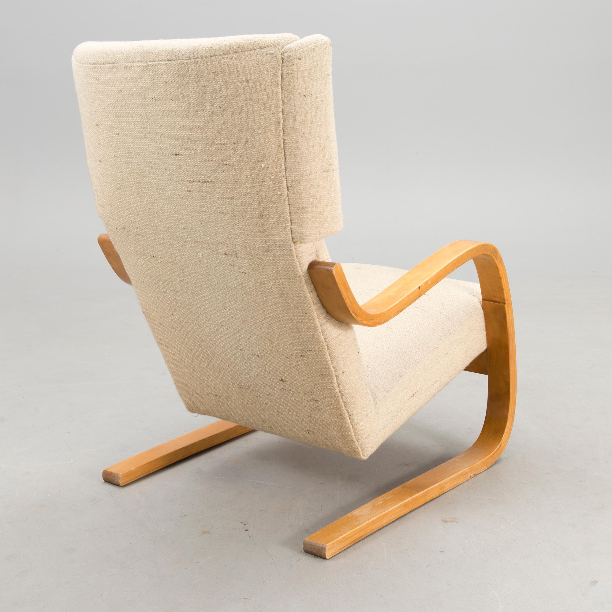 ALVAR AALTO, nojatuoli, 36/401, Artek 1900-luvun puoliväli.