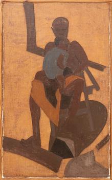 Sigfrid Södergren, Man with child.