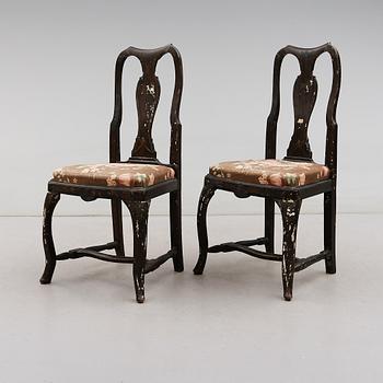 STOLAR, 1 par, rokoko, 1700-tal.