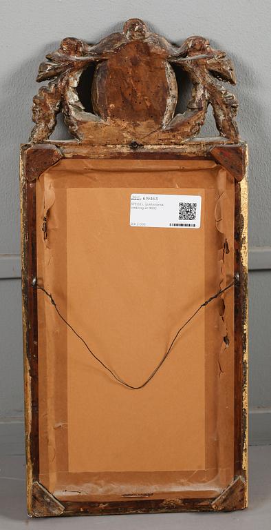 SPEGEL, gustaviansk, omkring år 1800.