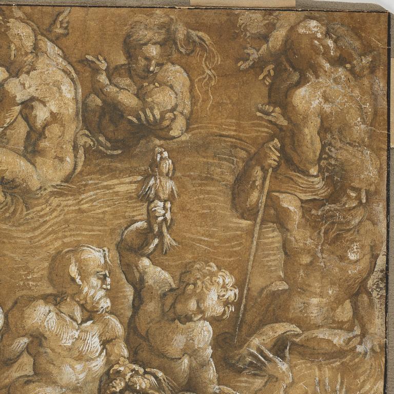 Amico Aspertini, circle of, Tritons and Nereids.