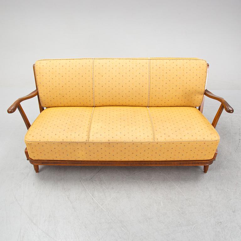 Svante Skogh, soffa, Swedish Modern, Förenades möbler, Linköping, 1940-tal.