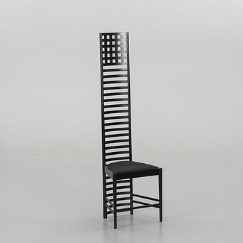 CHARLES RENNIE MACKINTOSH, chair "Hill House" Cassina later part of the 20th century.