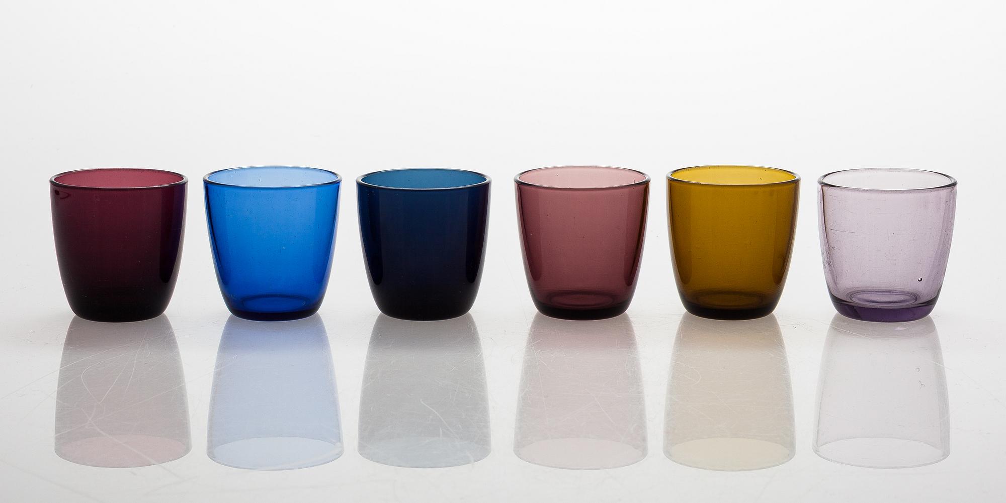 Tapio Wirkkala, dricksglas "4090", 12 st, Iittala, mitten av 1900-talet.
