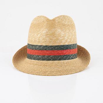 Gucci, a straw hat, size M.