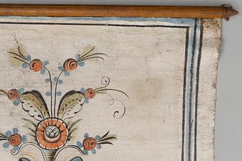 A Dalecarlian folk art painting, 19th century.