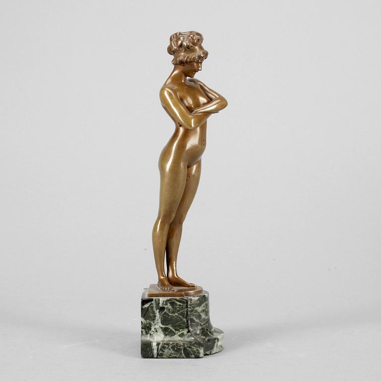 SKULPTUR, brons, signerad Philippe Fec, 1900-talets första kvartal.