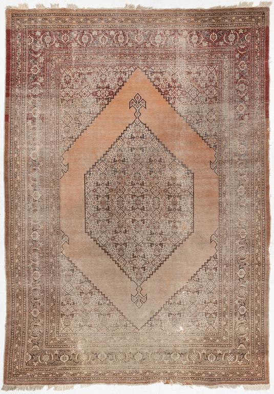 Rug, Tabriz, antique finish, approx. 395 x 275 cm.