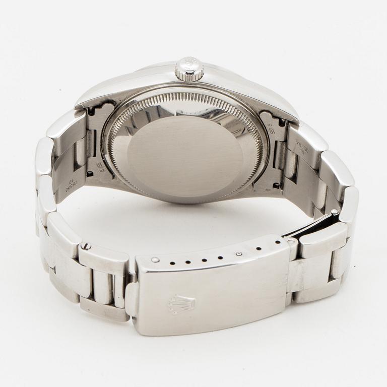 ROLEX, Oyster Perpetual, Date, Chronometer, armbandsur, 34 mm.
