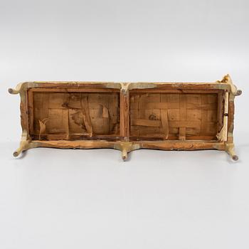 A Rococo style bench, first half of the 20th century.