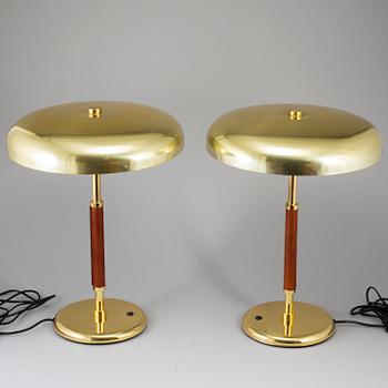A pair of table lamps, ÖIA, (Örsjö industri AB), second half of the 20th century.
