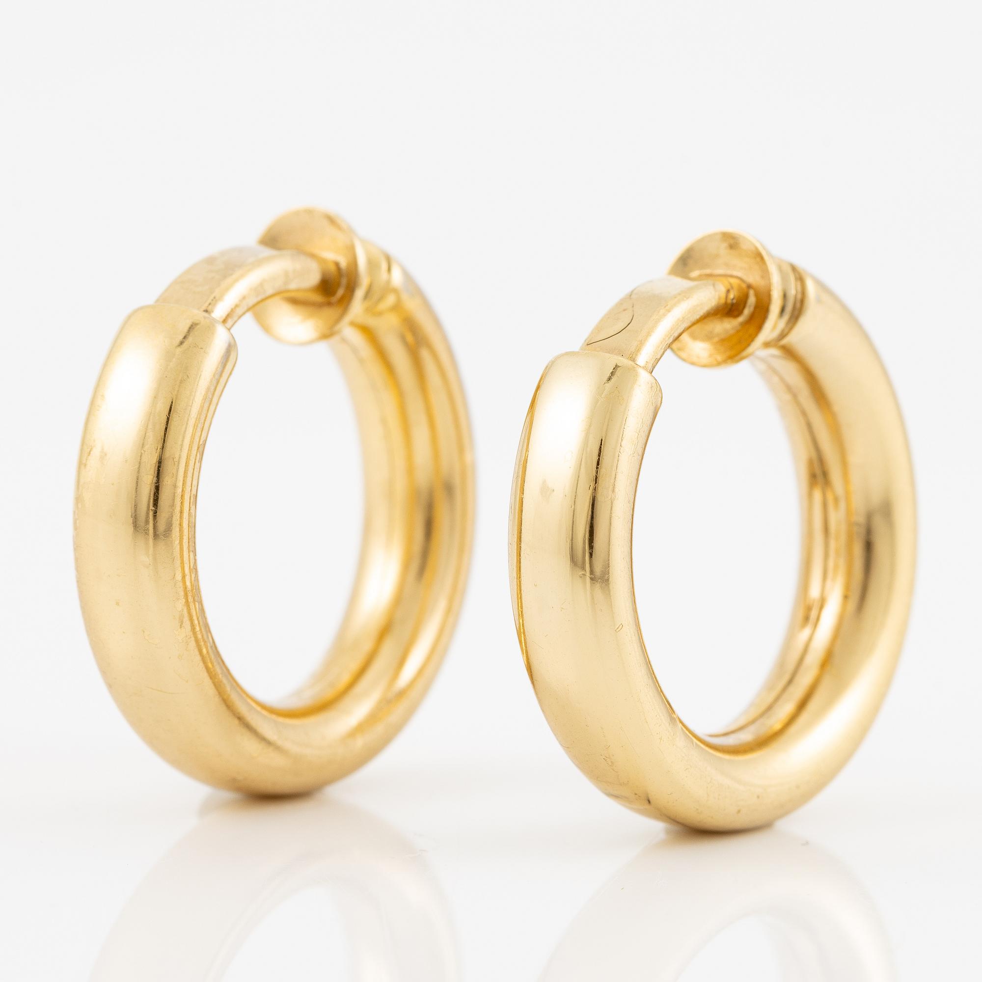 Christian Dior, örhängen, ett par och collier med hänge.