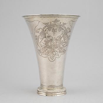 BÄGARE, silver, Petter Gillberg, Varberg 1787.
