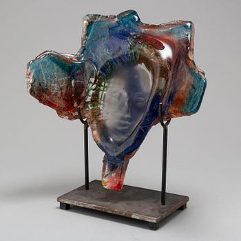 BJÖRN EKEGREN, skulptur, glas, signerad Björn Ekegren.